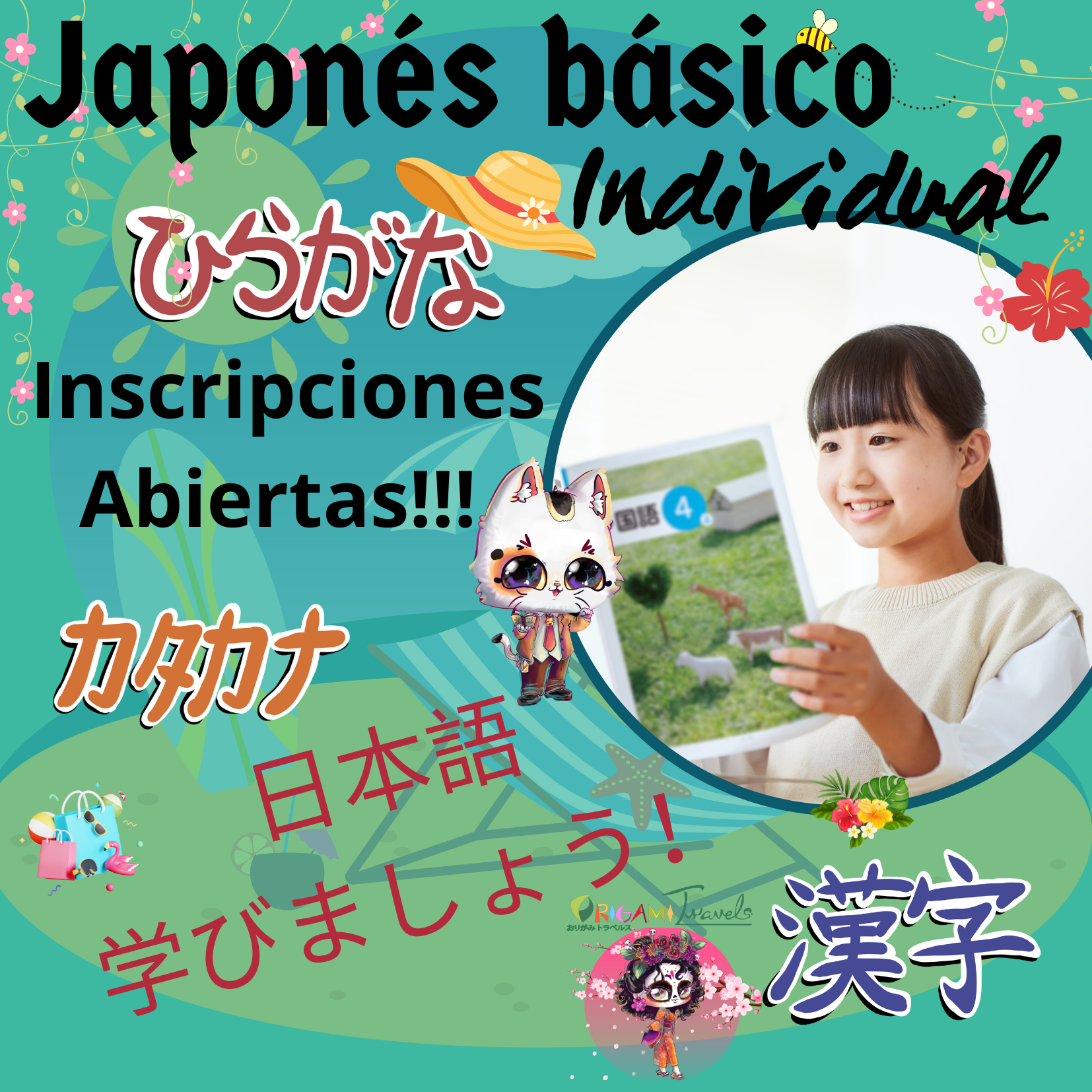 japones niños individual